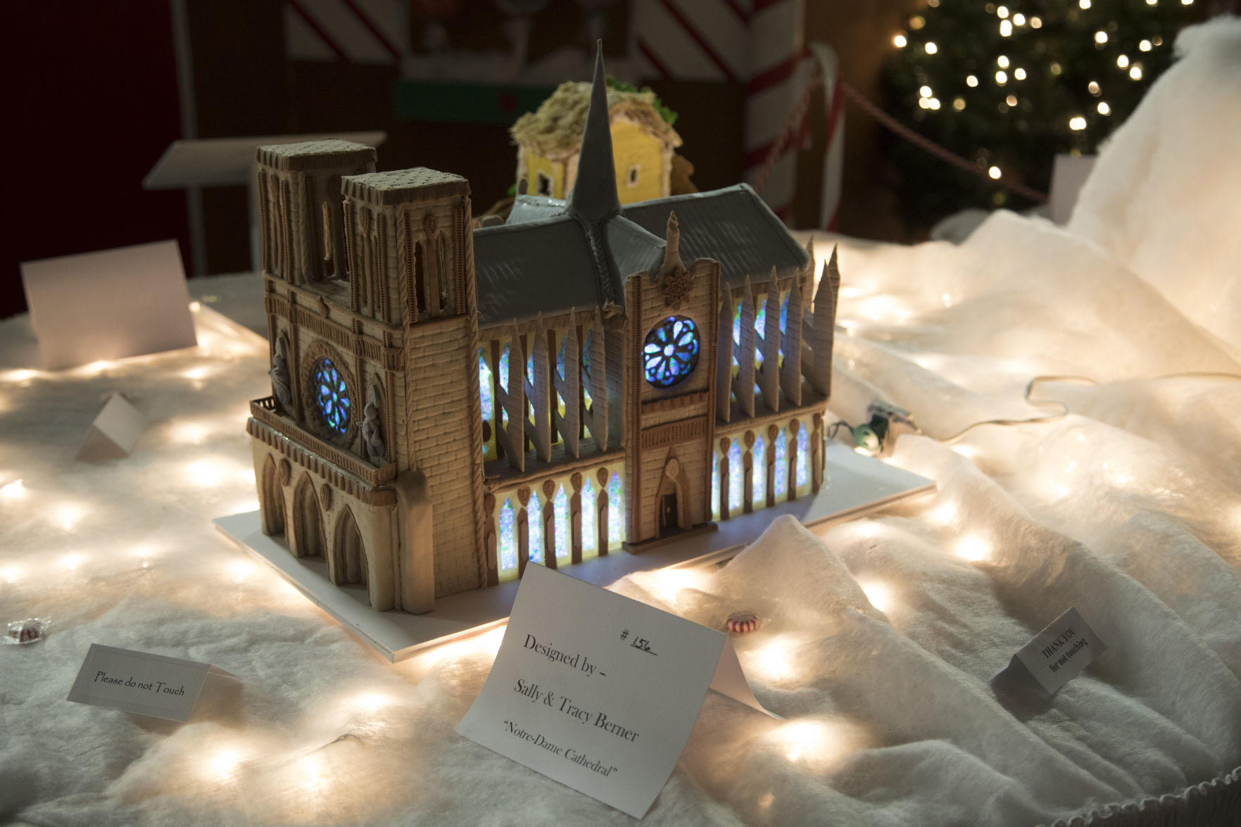 Notre Dame Cathedral Gingerbread House